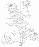 Part Location Diagram of 091860Z Murray Post, Steering